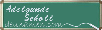 Adelgunde Scholl Visitenkarte